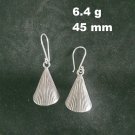 Fine Silver Earrings Sterling 925 Jewelry 6g Vintage Tube Cute Dangle 23831