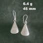 Fine Silver Earrings Sterling 925 Jewelry 6g Vintage Tube Cute Dangle 23831