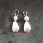Fine Silver Earrings Sterling 925 Dangle 10g Double Hammered Charms 24121