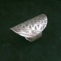 FINE SILVER RINGS SOLID HANDCRAFT FREE SIZE 8g ENGRAVED Solitaire R23806