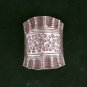 FINE SILVER RINGS SOLID HANDCRAFT FREE SIZE 9g VINTAGE PUNK RETRO R23809