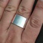 FINE SILVER RINGS 925 ADJUSTABLE FREE SIZE VINTAGE CRAFT 5 g PLAIN SIMPLE #011