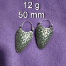 Fine Silver Earrings Sterling 925 Jewelry 12g Strawberry Shape Charms L1725