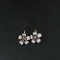 Fine Silver Earrings Sterling 925 Jewelry 4g Dangle HOOK ORANGE JASMINE 323817