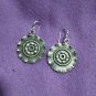Fine Silver Earrings Sterling 925 Jewelry 8g Retro Tribal Hill Tribe L1705