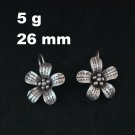 Fine Silver Earrings Sterling 925 Jewelry 5g Dangle HOOK JAVA CASSIA 323818