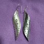 Fine Silver Earrings Sterling 925 Jewelry 10g Fashion Flip Engraved L1731