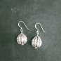 FINE SILVER EARRINGS NO STONE CRAFT VINTAGE 9g BALLOON CHARMS #EE77