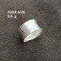 FINE SILVER RINGS NO STONE CRAFT VINTAGE FREE SIZE ADJUSTABLE 5 g HAMMER 3A0A0