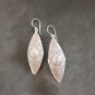 Fine Silver Earrings Sterling 925 Dangle 10g Long filigree Retro 24131