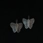 Fine Silver Earrings Sterling 925 Jewelry 5g Dangle BUTTERFLY HOOK 323806