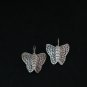 Fine Silver Earrings Sterling 925 Jewelry 5g Dangle BUTTERFLY HOOK 323806