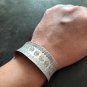 FINE Silver Bangle Bracelet 925 CRAFT CUFF Tribal 19g JEWELRY VINTAGE DOKPUD