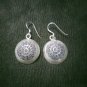 Fine Silver Earrings Sterling 925 Dangle 6g Crafted Vintage LANNA HALO 24406