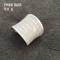 FINE SILVER RINGS NO STONE CRAFT VINTAGE FREE SIZE ADJUSTABLE 8 g SCRATCH 31A4A4