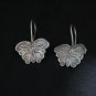 Fine Silver Earrings Sterling 925 Jewelry 3g Dangle Cute butterfly 323825