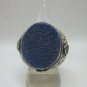 Islamic Rings 925 Sterling Silver Lapis Men Muslim أخلاقي صورة الإسلامية قيام