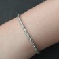 FINE SILVER BRACELET 999 TRIBAL CRAFT VINTAGE 4g TUBE BEAD PODDUANG #41