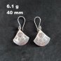 Fine Silver Earrings Sterling 925 Dangle 6g Vintage Charms Filigree 24118