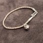 FINE SILVER BRACELET 999 TRIBAL CRAFT VINTAGE 8g HIPROSE CHARMS THIN BAND #62