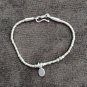 FINE SILVER BRACELET 999 TRIBAL CRAFT VINTAGE 5.8g MINI CHARMS THIN #55