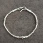FINE SILVER BRACELET 999 TRIBAL CRAFT VINTAGE 6.2g PREMIUM BEADS #59