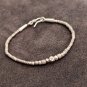 FINE SILVER BRACELET 999 TRIBAL CRAFT VINTAGE 6.2g PREMIUM BEADS #59