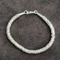 FINE SILVER BRACELET 999 TRIBAL CRAFT VINTAGE 25.4g HEAVY SOLID BAND #60