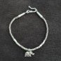 FINE SILVER BRACELET 999 TRIBAL CRAFT VINTAGE 5g BEAD ELEPHANT CHARM #37