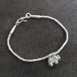 FINE SILVER BRACELET 999 TRIBAL CRAFT VINTAGE 5g BEAD ELEPHANT CHARMS #40