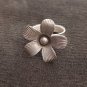 FINE SILVER RINGS 925 ADJUSTABLE FREE SIZE VINTAGE CRAFT 6 g LILY #016