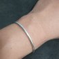 FINE Silver Bangle Bracelet 925 CRAFT Triba 8g JEWELRY VINTAGE TWIST #20