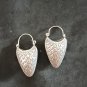 Fine Silver Earrings Sterling 925 Dangle 12g Strawberry Huggie Charms 24158