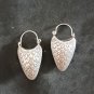 Fine Silver Earrings Sterling 925 Dangle 12g Strawberry Huggie Charms 24158
