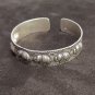 FINE Silver Bangle Bracelet 925 CRAFT Triba 29g JEWELRY VINTAGE ELEPHANT #30