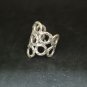 Fine Silver Rings craft Adjustable Free Size Vintage Timeless Artistry V19