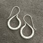 FINE SILVER EARRINGS NO STONE CRAFT VINTAGE DANGLES 7g HOOK LINE #REE41