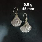 FINE SILVER EARRINGS CRAFT VINTAGE DANGLES 5g FANCY TALES INSPIRED #RE198