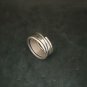 Fine Silver Rings craft Adjustable Free Size Vintage Timeless Artistry V12