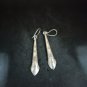 FINE SILVER EARRINGS CRAFT VINTAGE DANGLES 8g Intricate Nostalgic #RE260