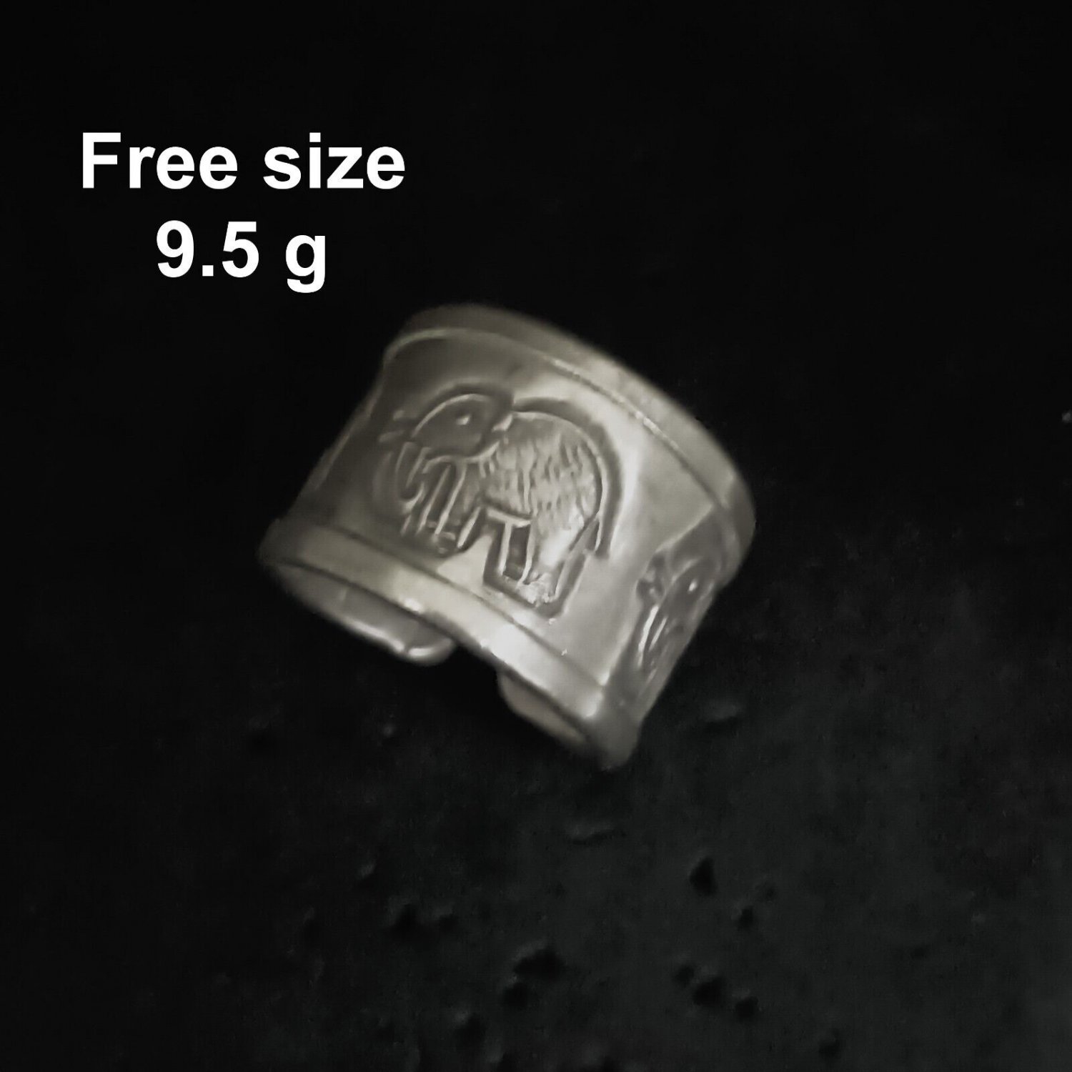 Fine Silver Rings craft Adjustable Free Size Vintage Timeless Artistry V09