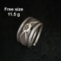 Fine Silver Rings craft Adjustable Free Size Vintage Timeless Artistry V08