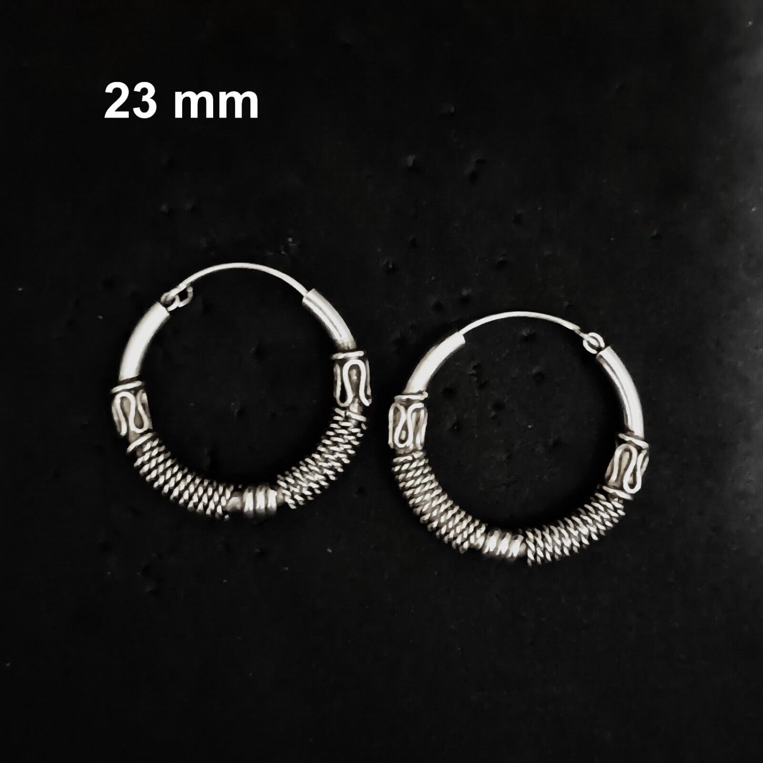 Statement Style: Chunky 925 Sterling Silver Hoop Earrings #ST109