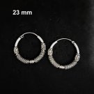 Statement Style: Chunky 925 Sterling Silver Hoop Earrings #ST109
