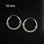 Statement Style: Chunky 925 Sterling Silver Hoop Earrings #ST109