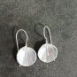 FINE SILVER EARRINGS CRAFT VINTAGE WOMEN DANGLES 5g MINI BON HOOK #RE107