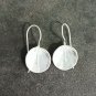 FINE SILVER EARRINGS CRAFT VINTAGE WOMEN DANGLES 5g MINI BON HOOK #RE107