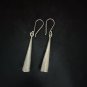 FINE SILVER EARRINGS CRAFT VINTAGE DANGLES 8g Artisan UNIQUE STICK #RE181
