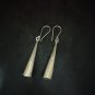 FINE SILVER EARRINGS CRAFT VINTAGE DANGLES 8g Artisan UNIQUE STICK #RE181