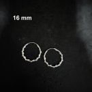 Classic Chic: Sterling Silver Hoop Earrings #ST1112